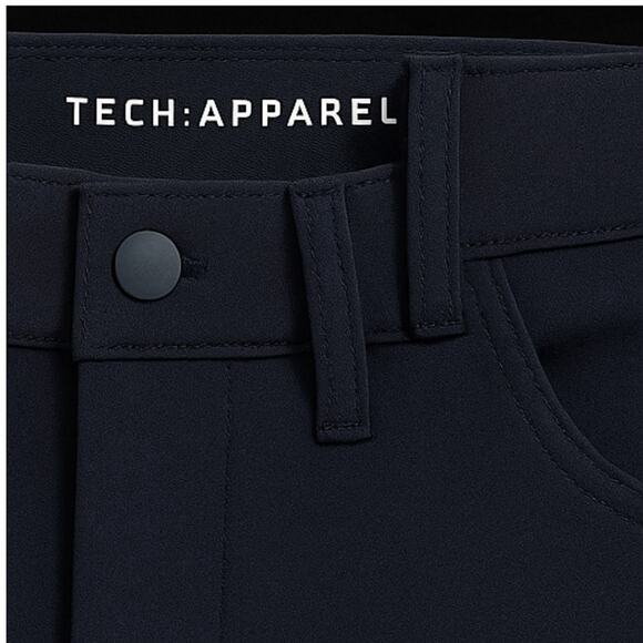 Projek Raw TECH:APPAREL Mens Pants 32 Navy 360° Stretch Zip Pocket Anti-Slip NWT - Picture 4 of 11